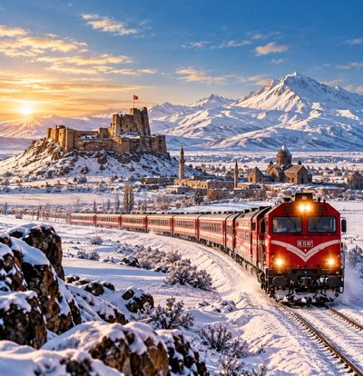 Ankara Çıkışlı Uçaklı Turistik Doğu Ekspresi ile Kars Turu (Kars-Erzurum Tren Yolculuğu)