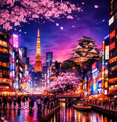 Elit Japonya Kore Turu THY ile 7 Gece Ekstra Turlar Dahil Sakura Dönemi